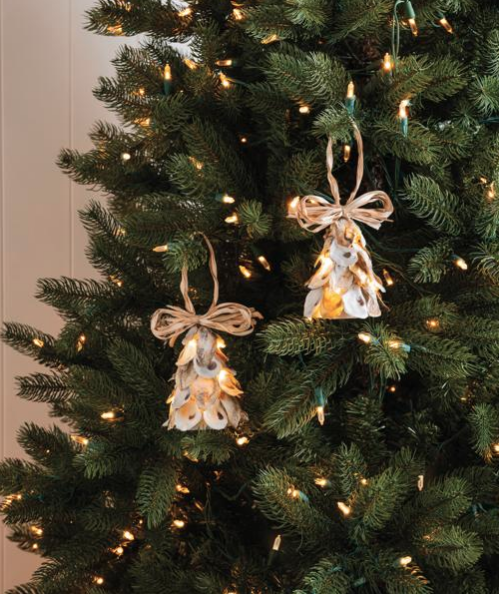 Natural Oyster Light Ornament