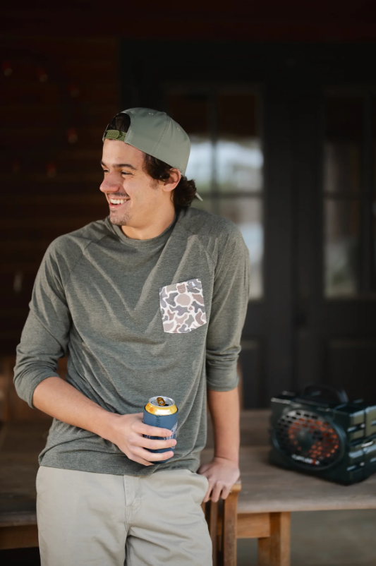 L/S Heather Blend Crew