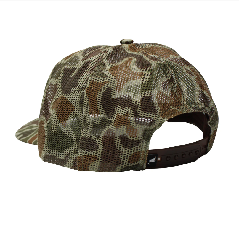 Dog and Moon Patch Mesh Hat - Vintage Localflage