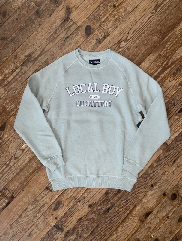 Collegiate Cotton Crewneck