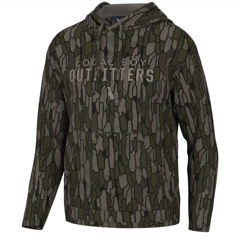 Printed Poly/Fleece Hoodie