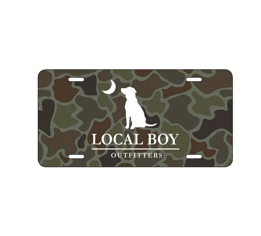 Local Boy License Plate