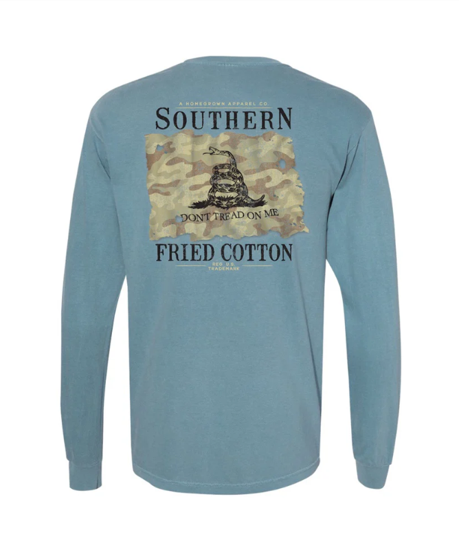 Don't Tread Camo Flag L/S Tee