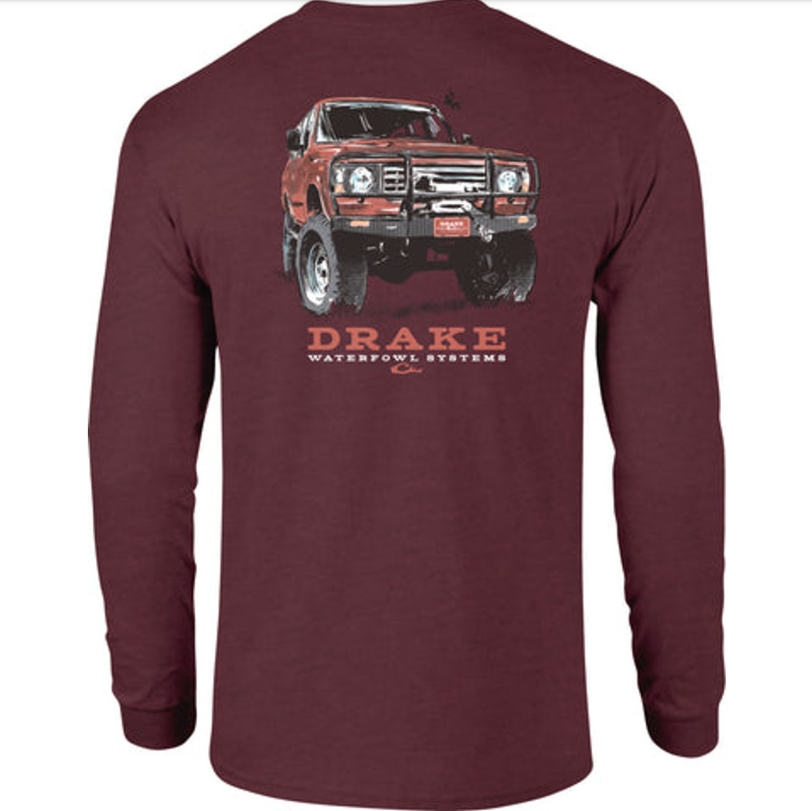 Red 4x4 L/S Tee