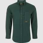 Autumn Brushed Twill Houndstooth Button-Down L/S Shirt