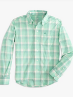 Boys Carson Plaid Intercoastal Button Down Shirt
