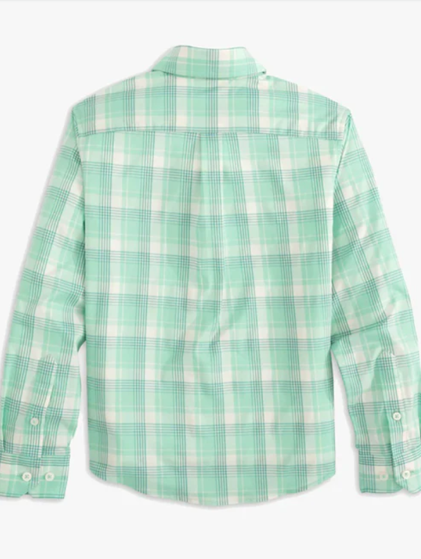 Boys Carson Plaid Intercoastal Button Down Shirt