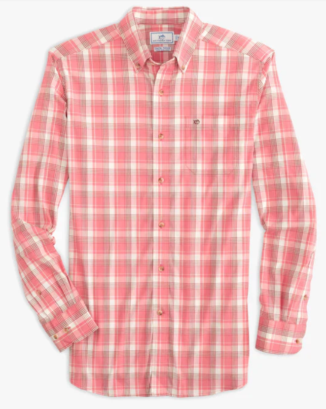 Boys Carson Plaid Intercoastal Button Down Shirt