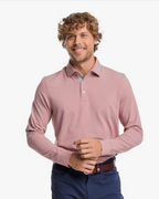 Ryder Ridgeway Stripe L/S Performance Polo