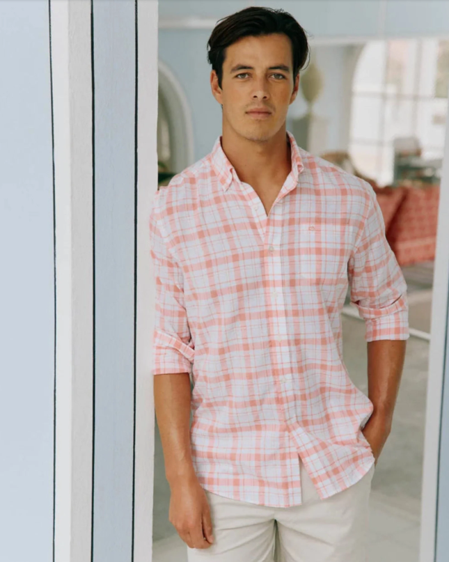 Headland Moultrie Plaid Sport Shirt