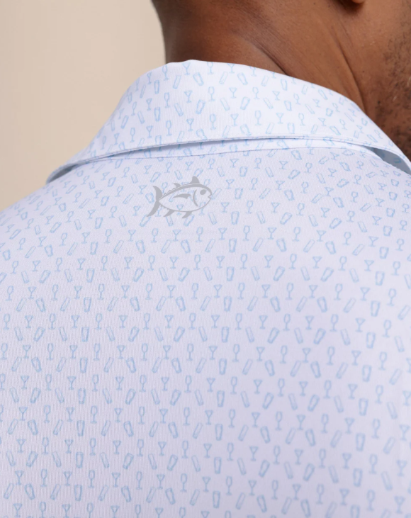 Driver Cocktail Hour Printed Polo