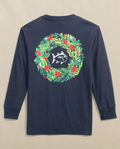 Youth L/S Holiday Wreath Tee