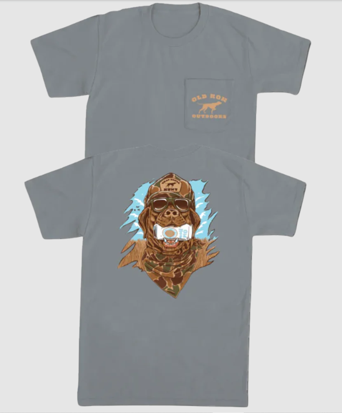 GBC Retro Can Camo Pocket Tee