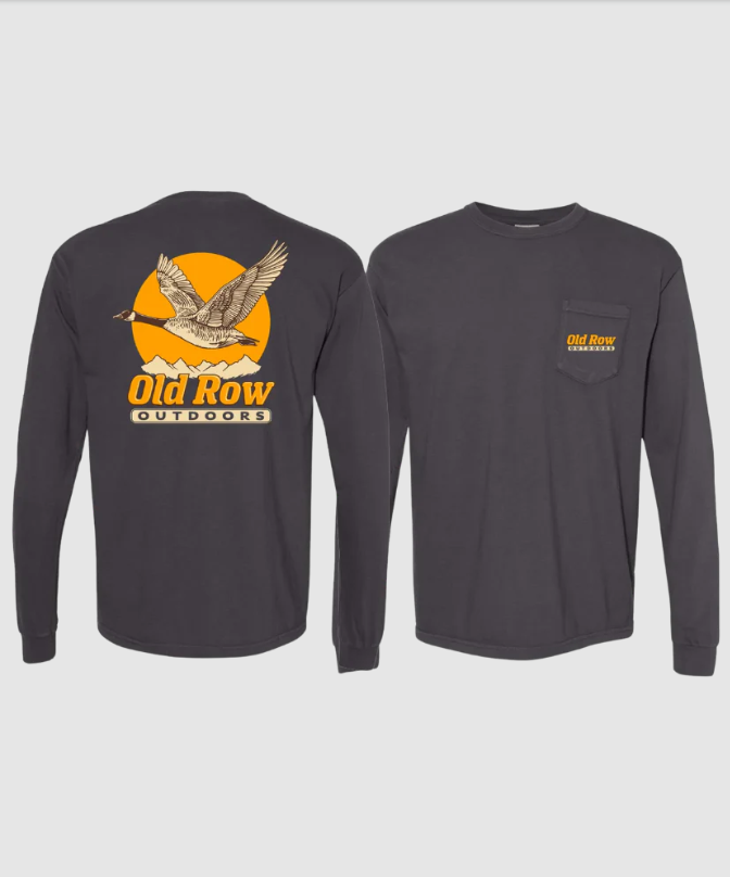 Outdoors Goose L/S Pocket Tee