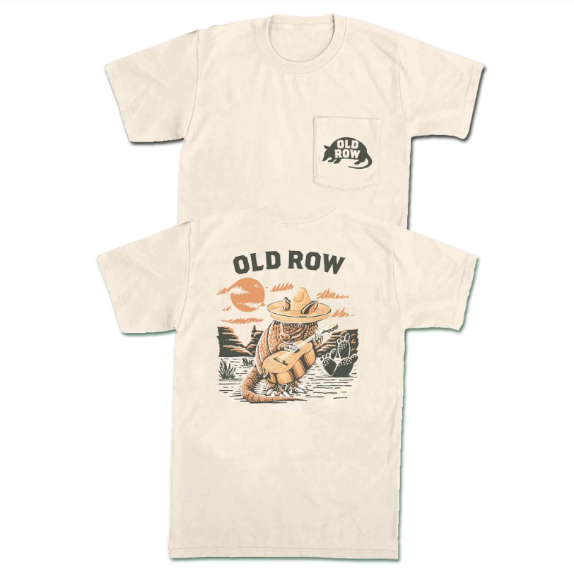 The Armadillo Guitar Pocket Tee