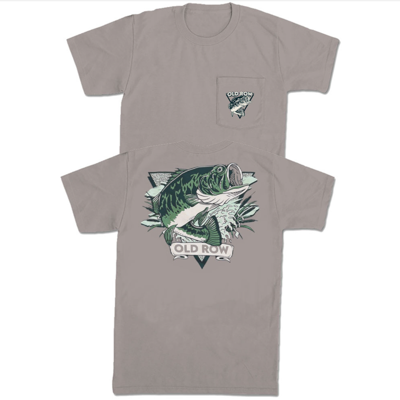 Outdoors Bass Triangle Pocket Tee