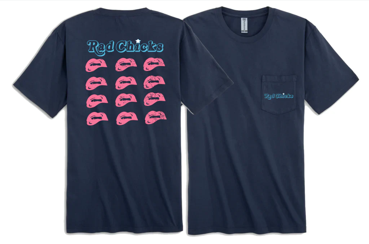 Rad Chicks Lips Pocket Tee