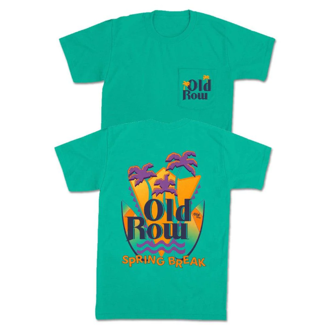 Spring Break Surf Club Pocket Tee