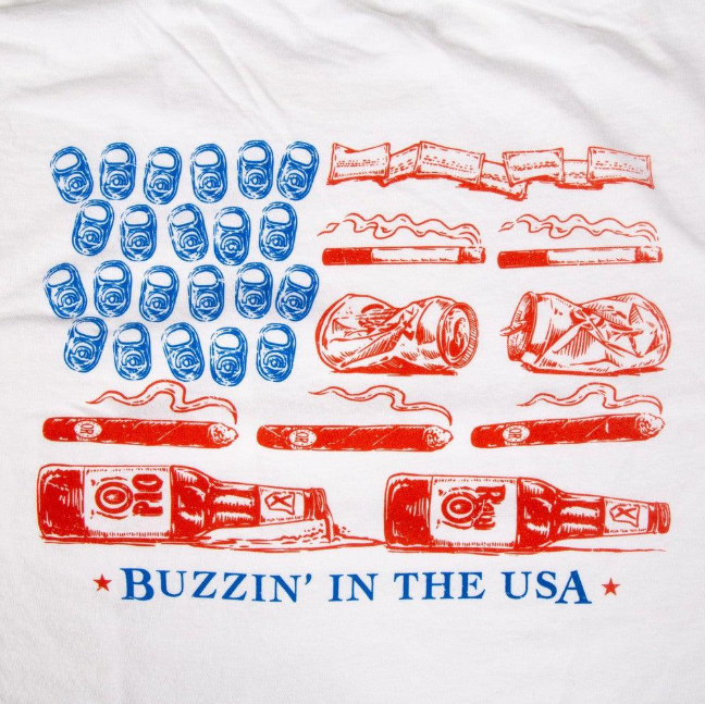 Buzzin' in the USA Pocket Tee