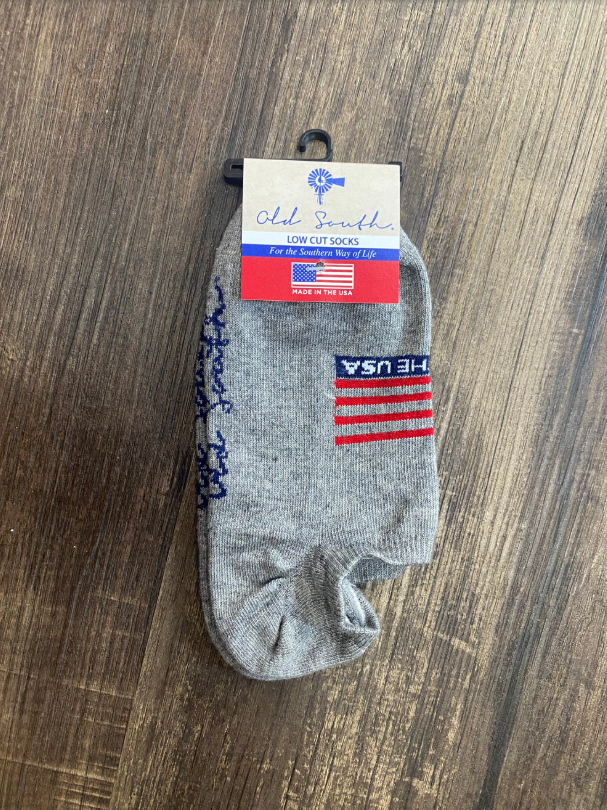 Made In The USA - Low Cut Socks