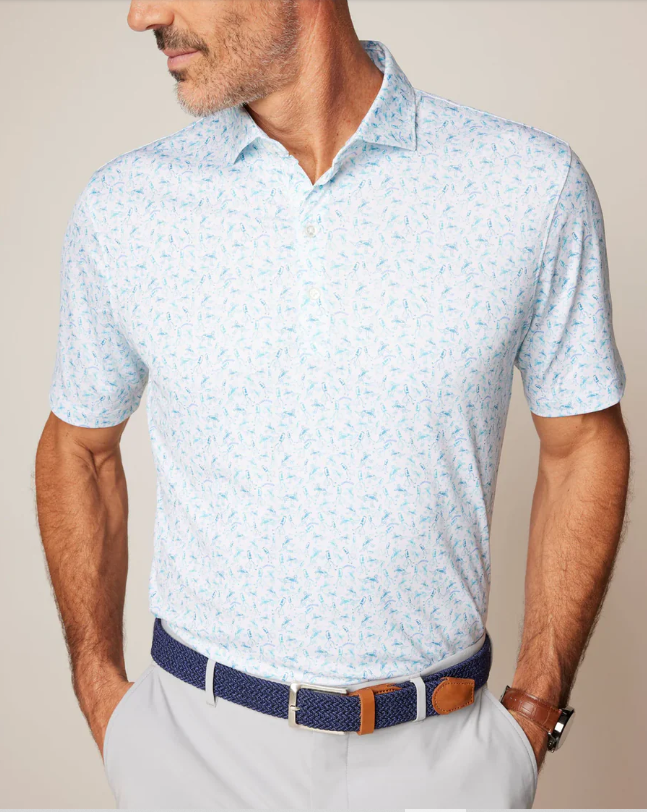 Sand Bagger Printed Jersey Performance Polo