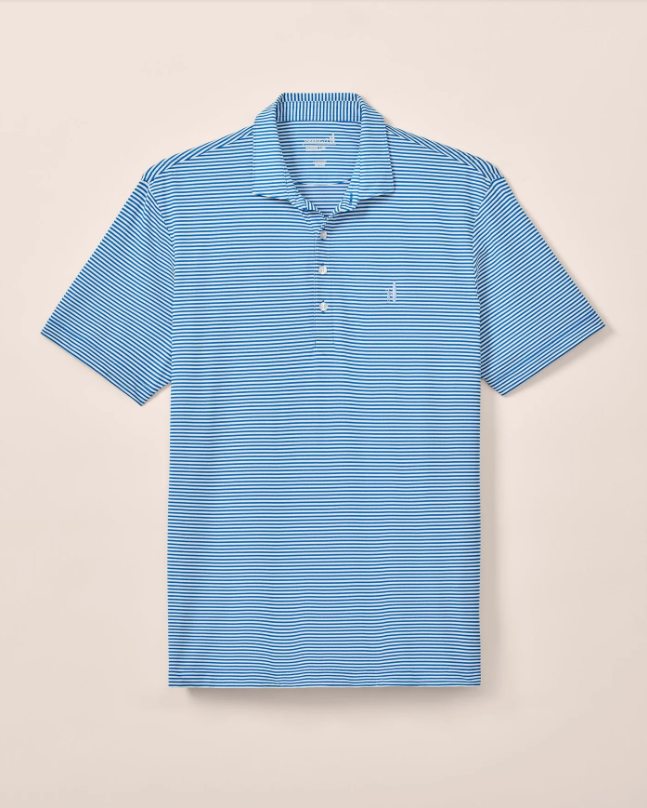 Performance Mesh Polo - Dru Stripe