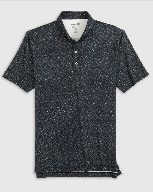 Bottoms Up Printed Jersey Performance Polo