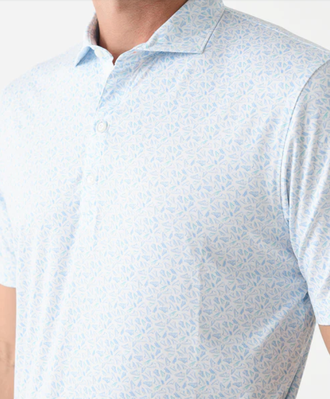 Sneaks Printed Featherweight Performance Polo