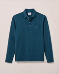 Long-Sleeve Original 4-Button Polo - Coastal Wash