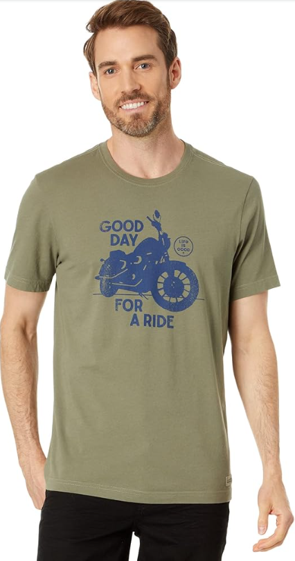 Men's Crusher-LITE Good Day for a Ride Motorcycle Tee