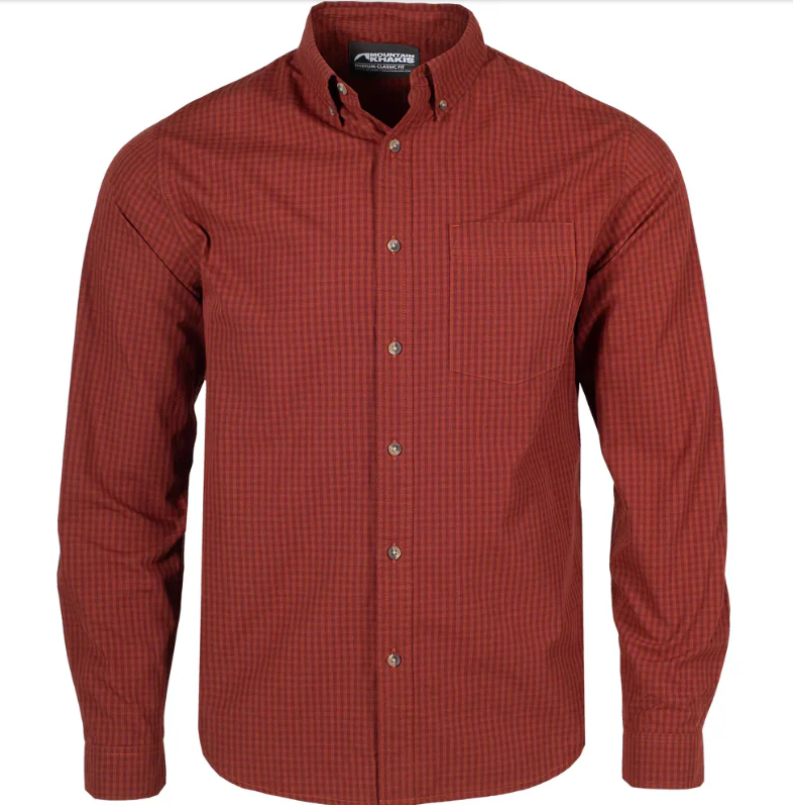 Men's Spalding L/S Woven Shirt Classic Fit
