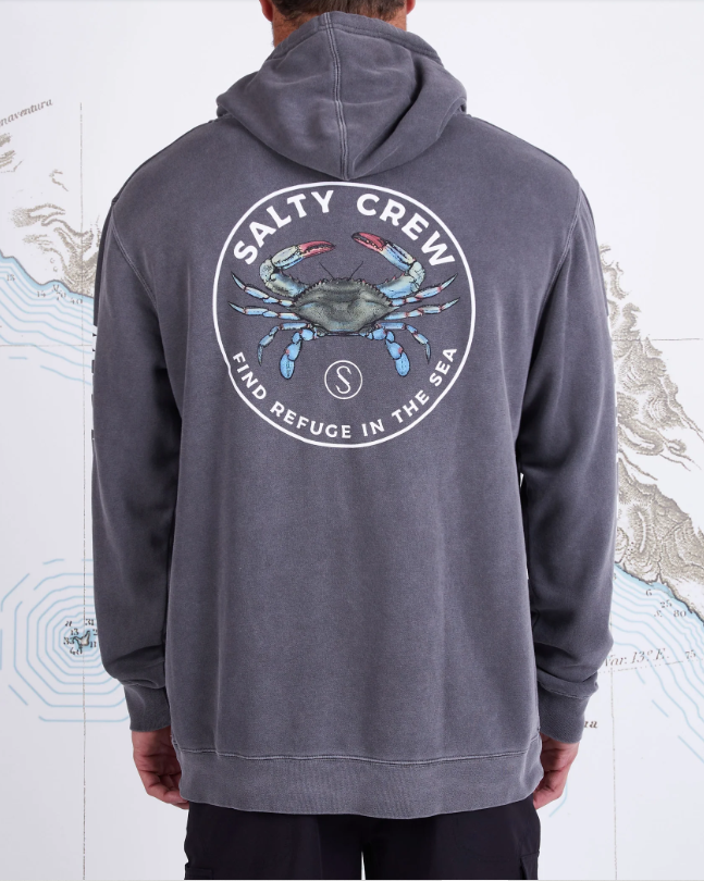Blue Crabber Overdyed Fleece