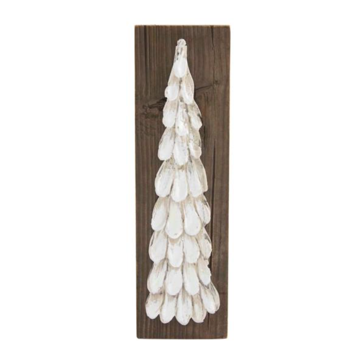 LG White Tree Reclaimed Plaque