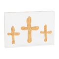Acrylic Triple Cross Plaque