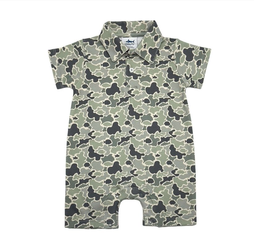 Signature Pima Polo S/S Romper