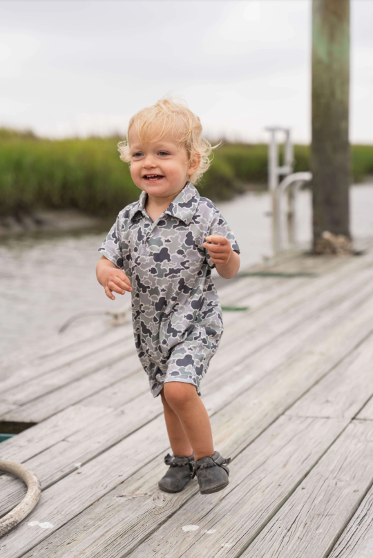 Signature Pima Polo S/S Romper