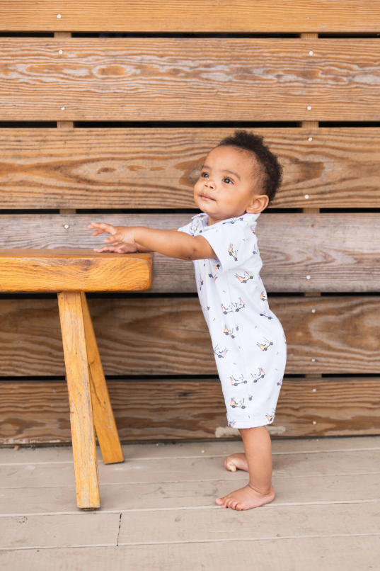 Signature Pima Polo S/S Romper