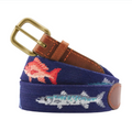 Gulf Coast Fish Belt - Dark Navy