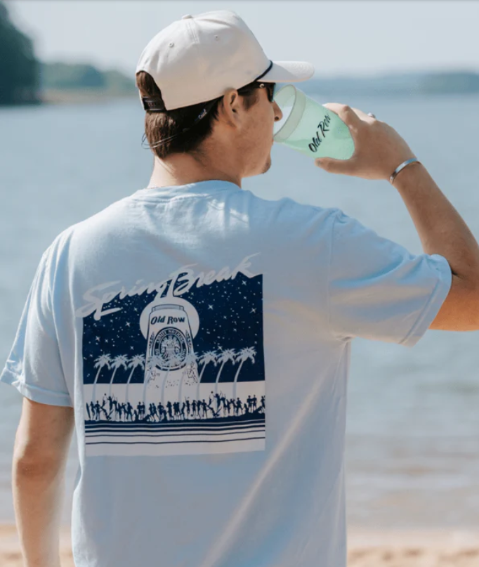 Retro Miller Spring Break Pocket Tee
