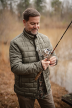 Brick Quilted Jackets