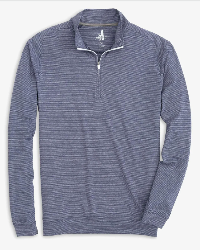 Vaughn Striped PREP-FORMANCE 1/4 Zip Pullover