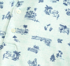 Tiki Bar Printed Polo