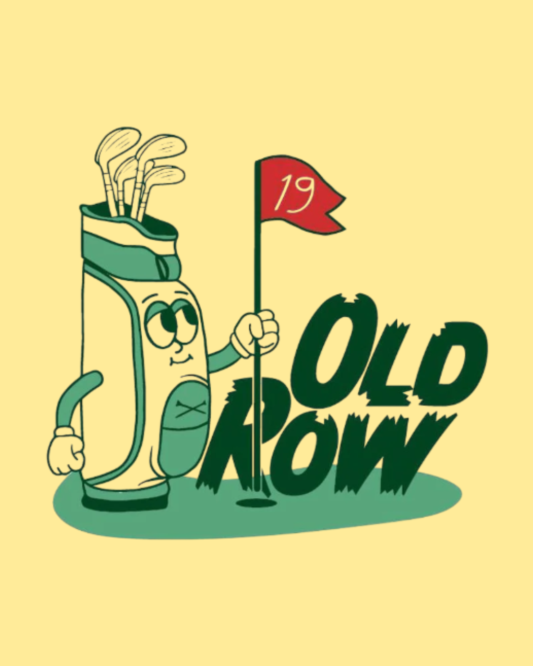 The 19th Hole Golf Bag Pocket Tee