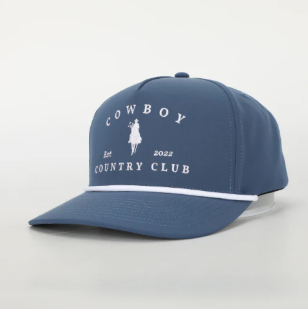 Horse Roped Hat - Navy