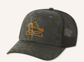 Warning Duck Trucker Hat - Dark Olive