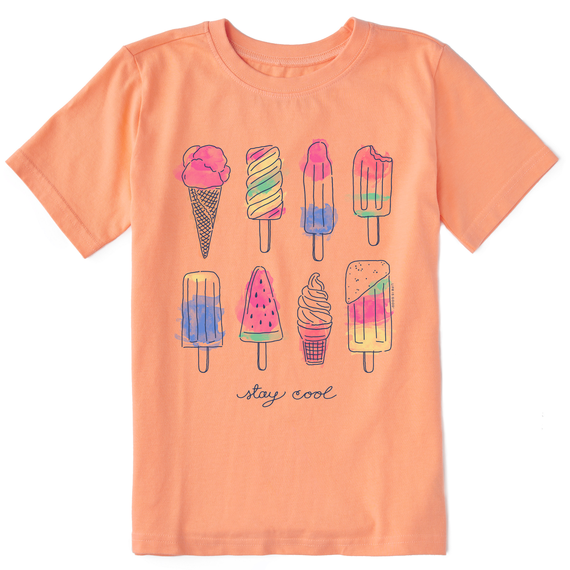 Youth Crusher Tee Watercolor Ice Cream