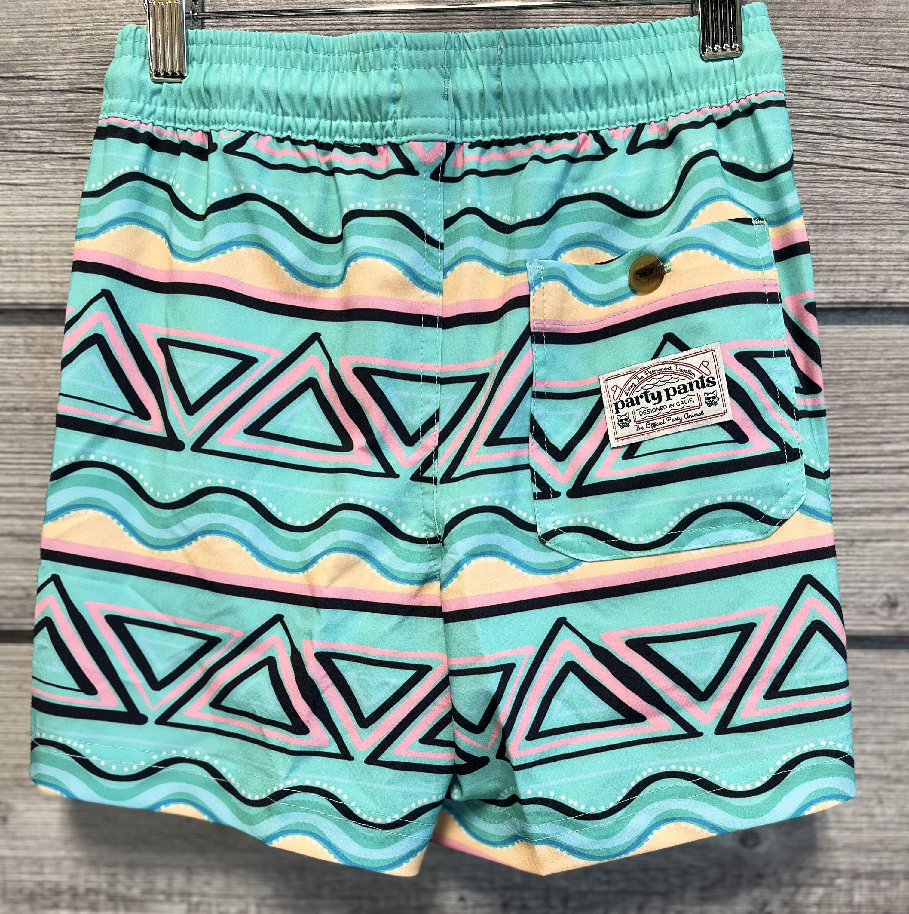 Fiesta Stripe Boys Swim Trunks