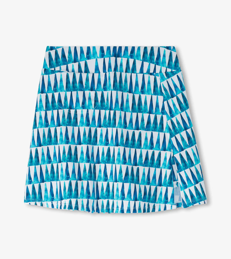 Painted Triangles Skort