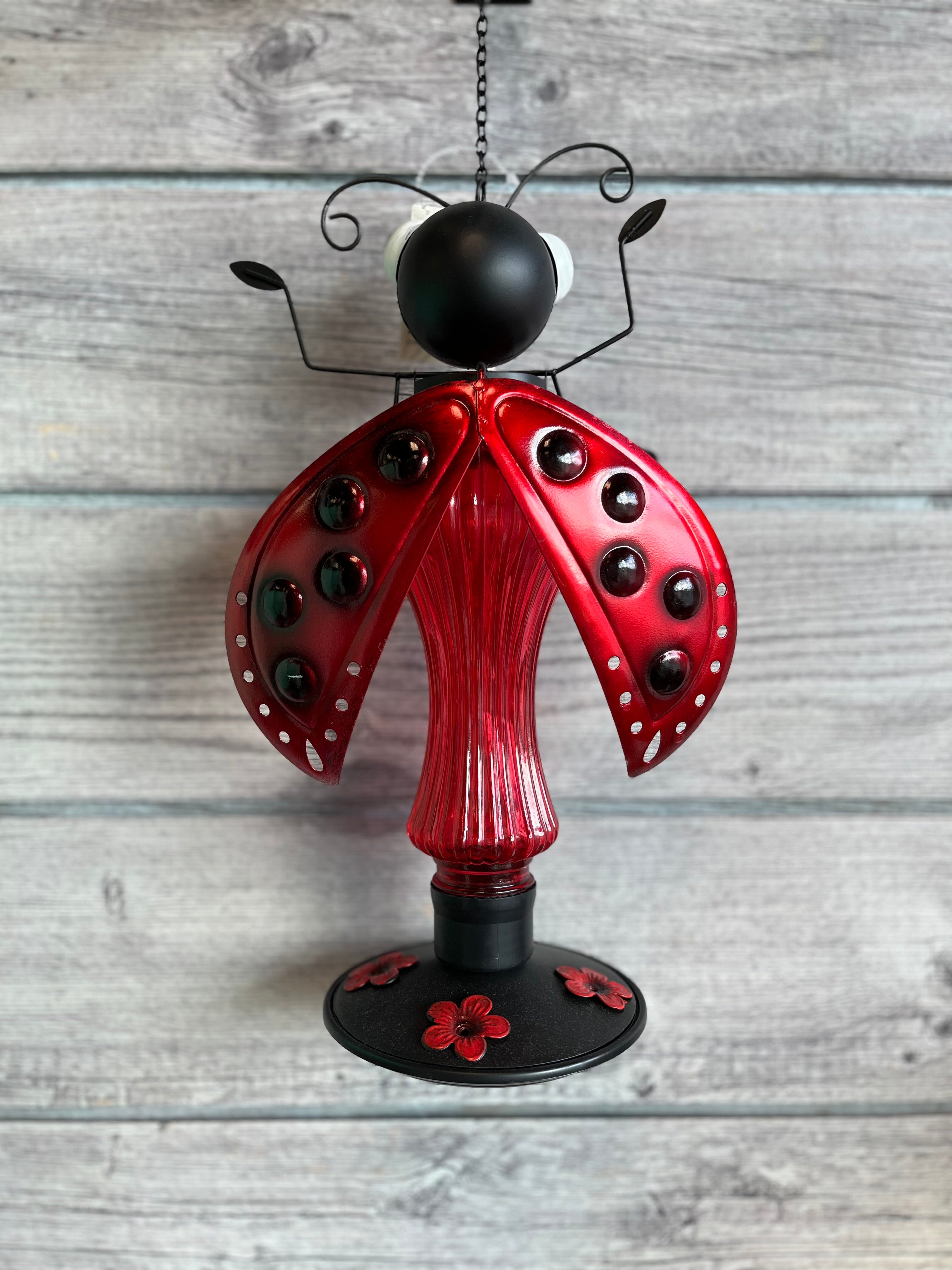 Critter Hummingbird Feeder - Ladybug