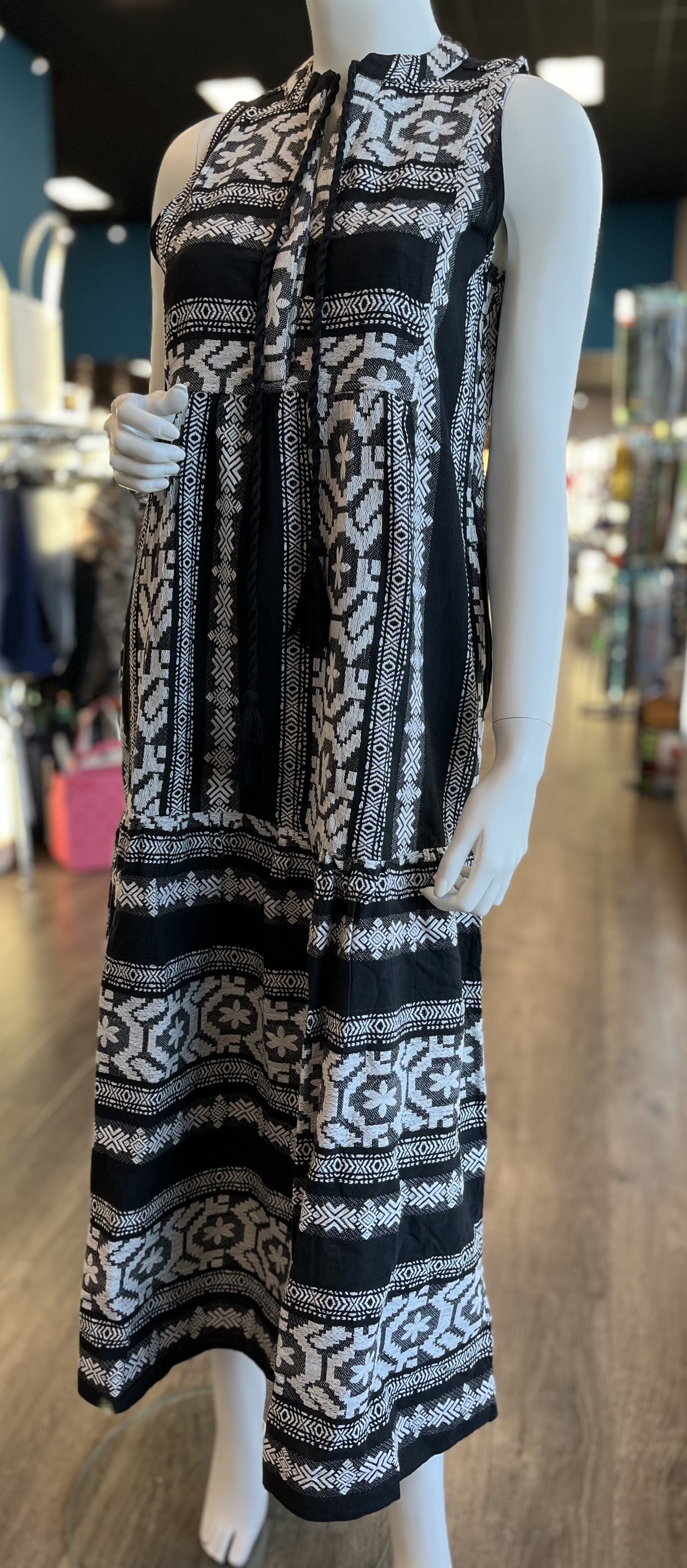 Maxi Sleeveless V - Neck Dress